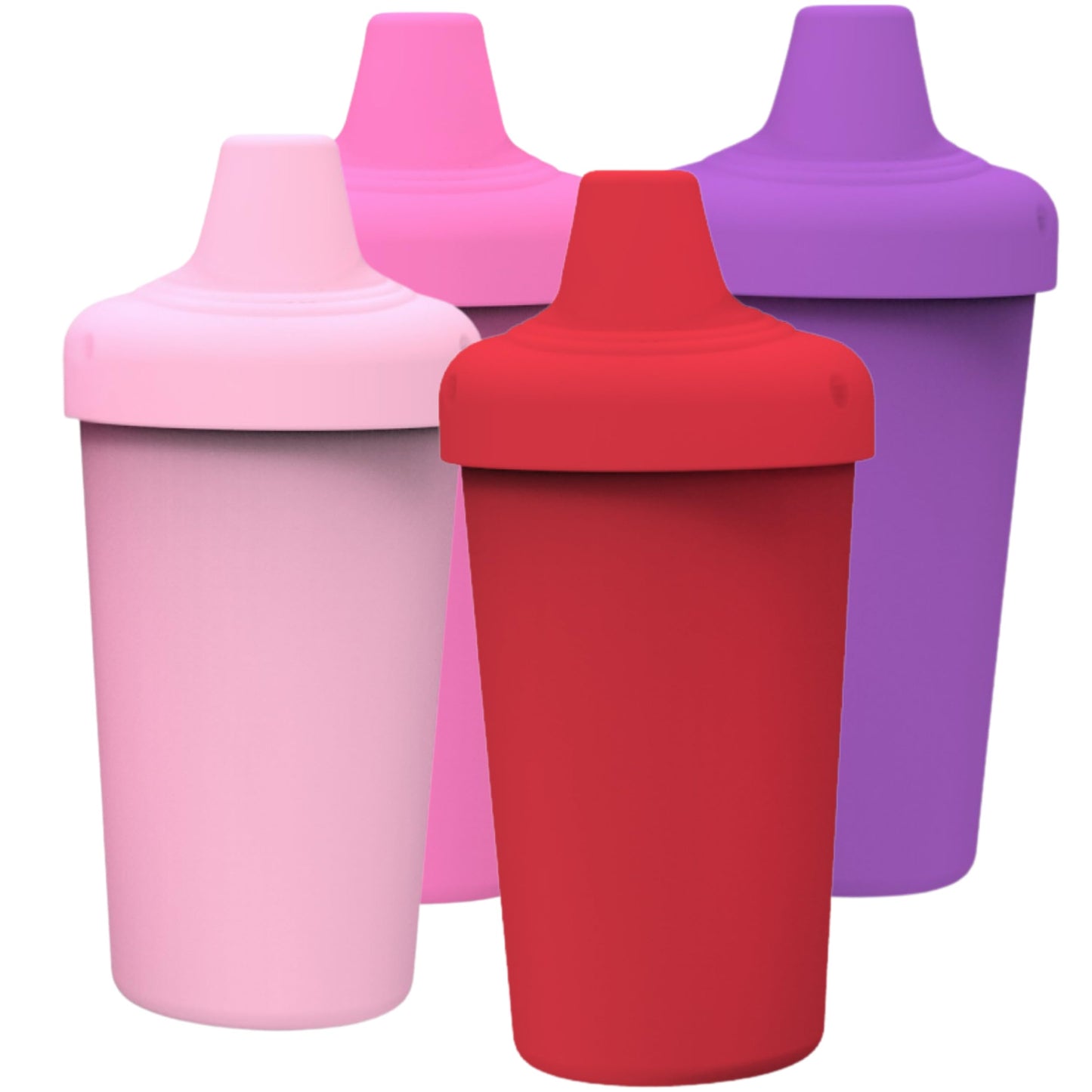 Avima Spill Proof Sippy Cups for Toddlers 1-3 Years - Bite Resistant & BPA Free Training Toddler Cups for Boys & Girls, 10 Oz, 4