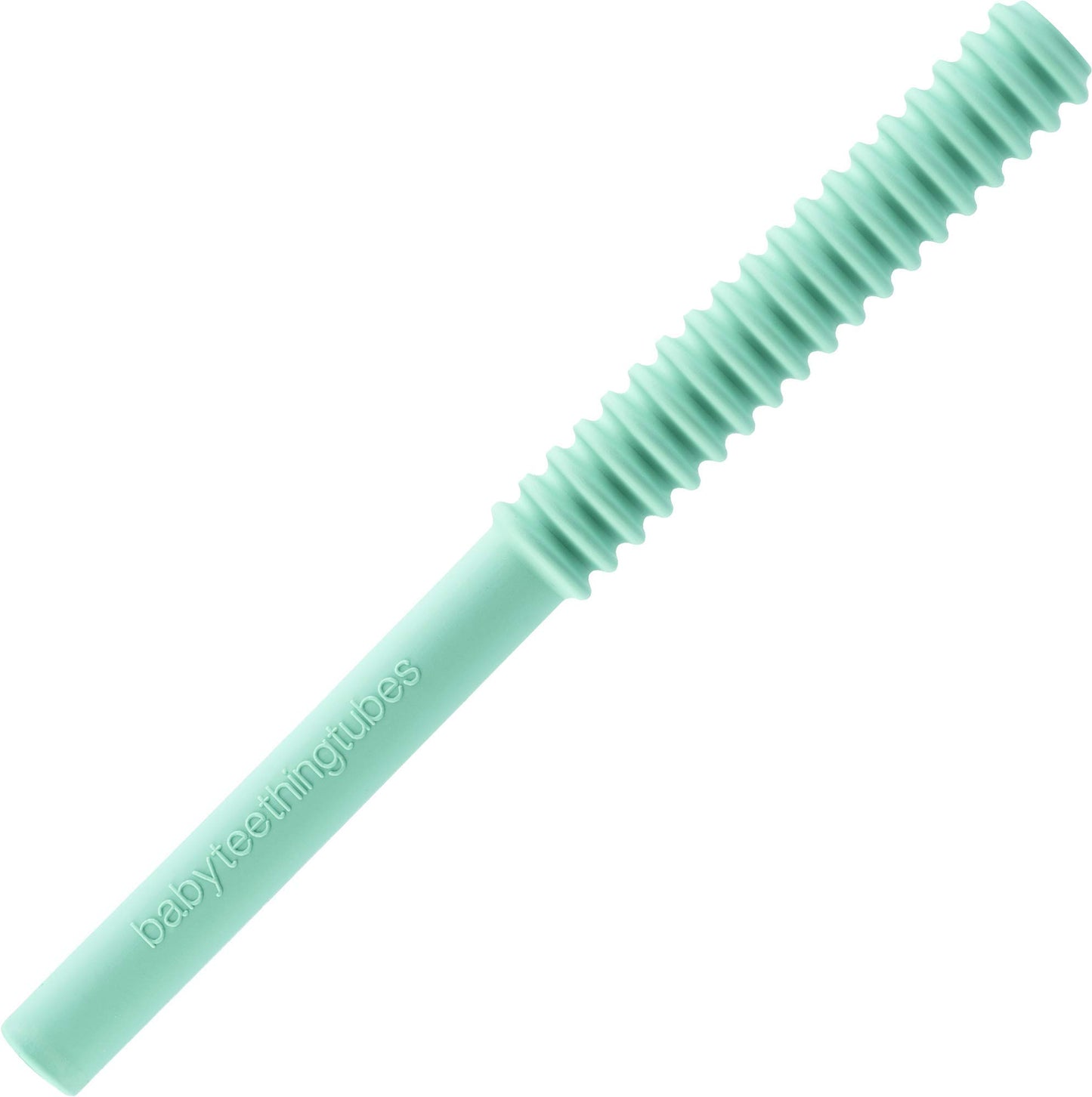 Baby Teething Tubes - Made in The USA Baby Teething Toys - Soft & Durable Infant Toys and Toddler Silicone Teether - 7 Inches, M