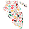 Aalizzwell 6-12 Months Infant Baby Girls Valentines Day Clothes Heart Long Sleeve Spring Outfit