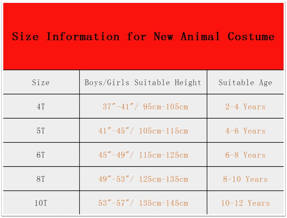 Xinhauli Unisex Kids Giraffe Onesie, Flannel Cosplay Animal Costume Halloween Onesie Pajamas Home Clothing