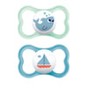 Mam Air Pacifiers (2 Pack), Mam Sensitive Skin Pacifier 6+ Months, Best Pacifier For Breastfed Babies, Baby Boy Pacifiers