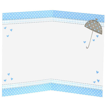Unique Baby Elephant Thank You Cards, 5.5' X 4', Blue