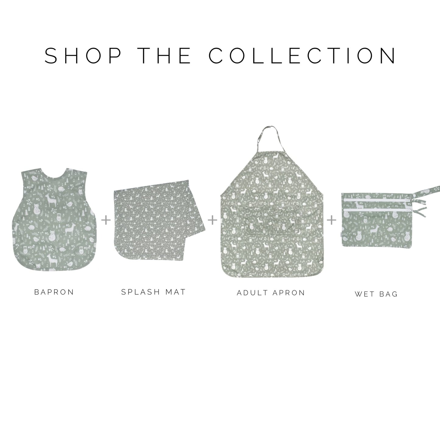 Bapronbaby Forest Friends Splash Mat - Waterproof Catch-All For Under High Chairs, Floors, Tables, Playtime Or Arts & Crafts - M