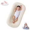 DAOLUAN Baby Lounger Bionic Organic Lounger Soft Breathable Baby Nest for Newborn Infant Babies 0-18 Months (White, OneSize)