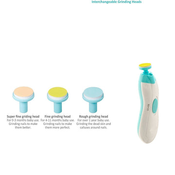 Replacement Pads Refills For Electric Baby Nail Trimmer - Jaybva 6Pcs Replacement Grinding Heads Polish Disc For Standard Nail F