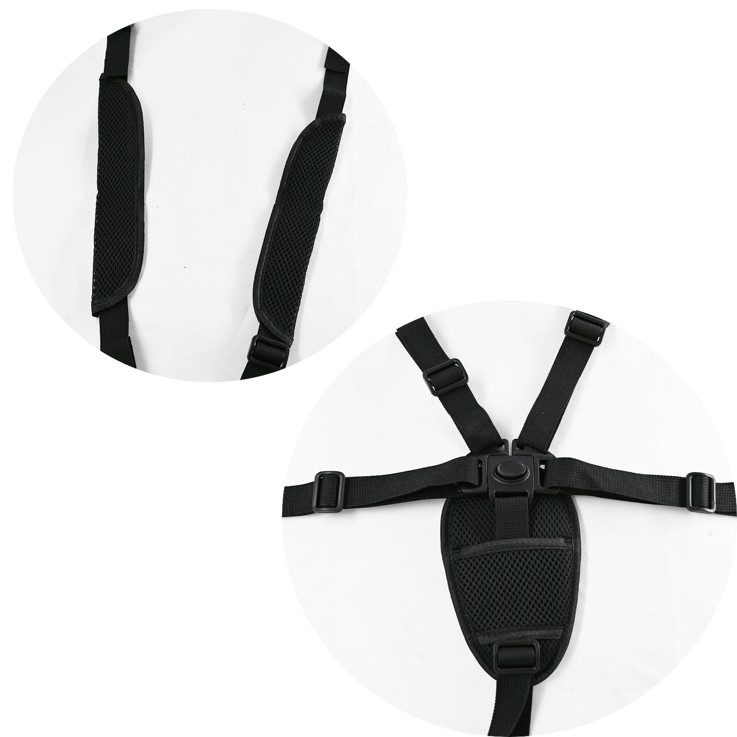 Universal 5 Point Harness Belt For Child Kid, Adjustable Harness Seat Belt Stroller For High Chair Stroller For Kids, Harness Be