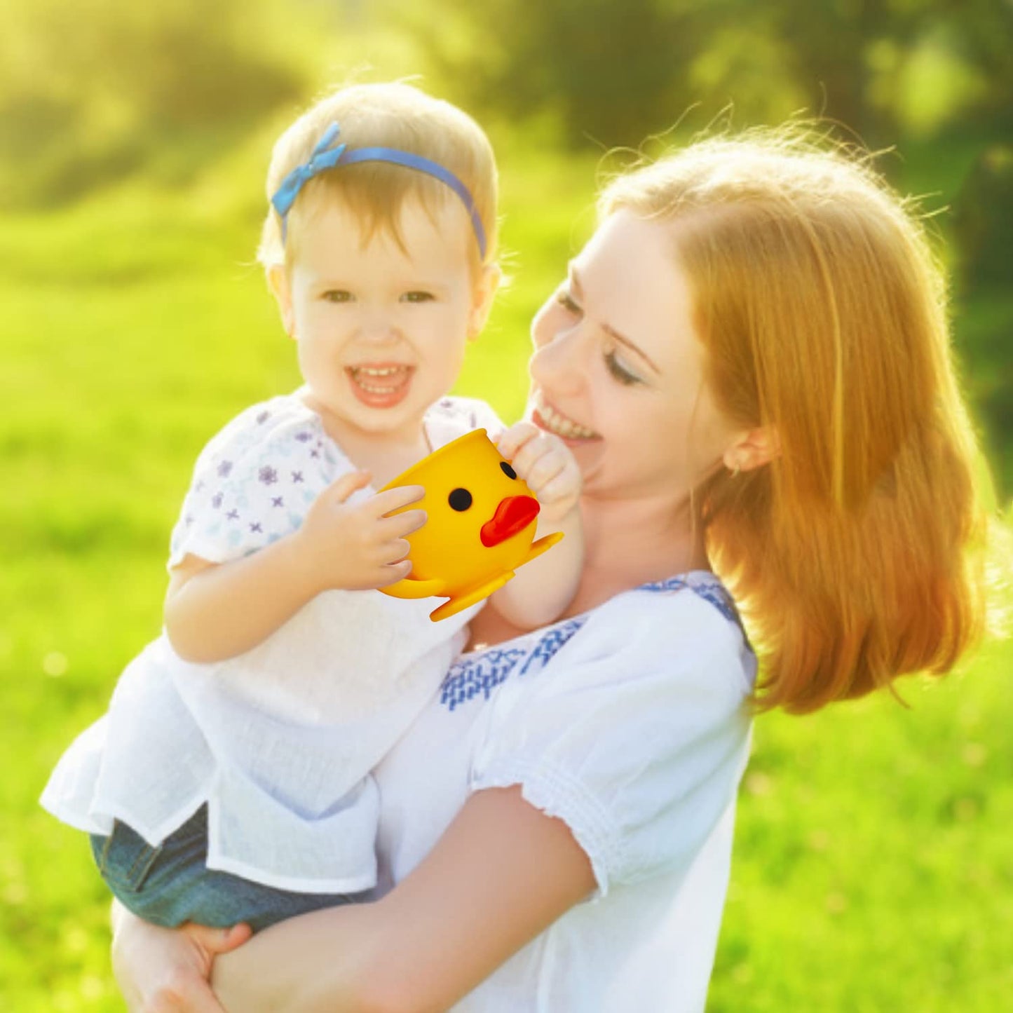 Linowos Toddler Cup, Silicone Training Cup, Baby Led Weaning Cup With Double Handle, Baby Open Cup, Unbreakable, 7Oz, 6+ Months