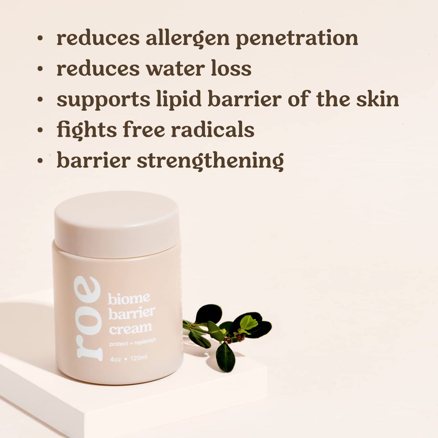 Roe Wellness- Baby Cream Lotion Ointment | Full Body Biome Barrier Cream | Clean Ingredients, Dry Skin, Itch Relief, Moisturizin