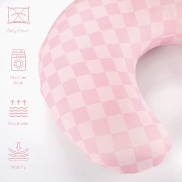 Dayeeball 2 Pack Nursing Pillow Covers, Removable Nursing Covers For Breastfeeding Pillows, Stretchy And Soft Breastfeeding Pill