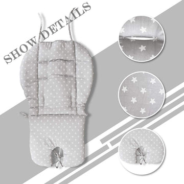 Twoworld High Chair Cushion, Large Thickening Baby High Chair Seat Cushion Liner Mat Pad Cover Breathable Suitable For All Kinds