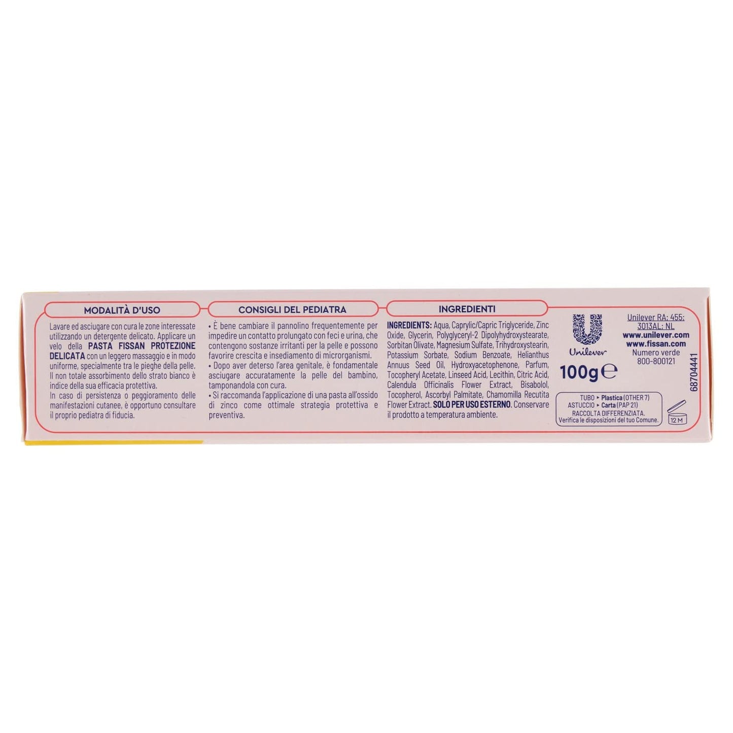 Fissan Pasta Del 100Ml Nf