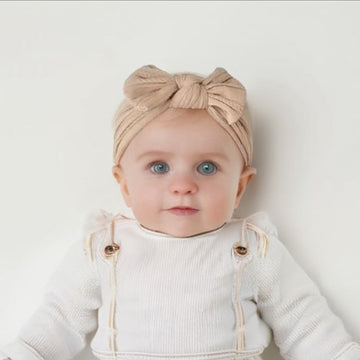 Fecawd 6Pcs Baby Headbands, Girls Headbands With Bows, Soft Stretchy Nylon Hair Bands Hair Accessories For Newborn Infant Toddle