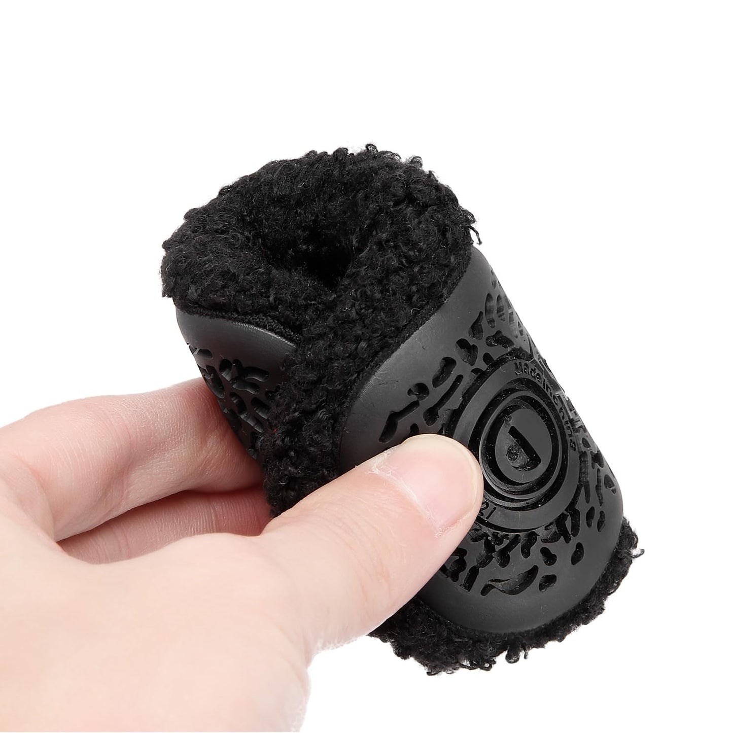 L-Run Black Fuzzy Slippers For Kids House Slipper Shoes Black 3.5-4.5 Infant=Eu20-21