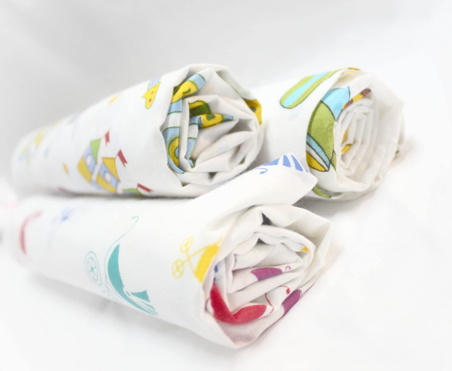 Trance Home Linen Super Soft 100% Cotton Malmal Swaddle Cloth I Swaddle Wrap | Swaddle For New Born Baby | Cotton Baby Swaddle|B
