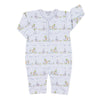 Kissy Kissy Baby Boys Noahs Print Footie - Blue-Preemie