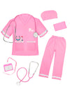 Anphile Kids Veterinarian Costume, Kids Doctor Vet Costume Outfit Pretend Play Dress Up Set For Career Day