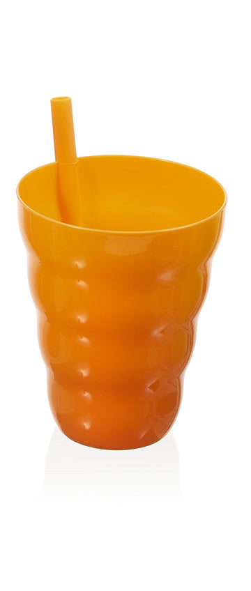 Sip - A - Cup, With Built-In Straw - Colors Vary - Qty:1