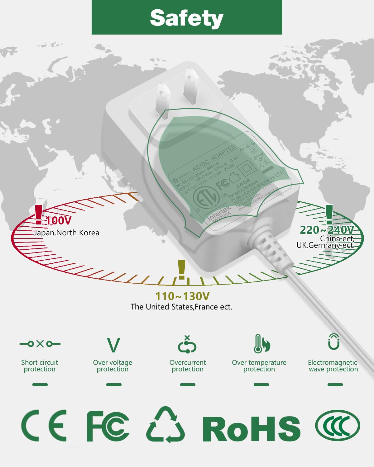 Spectra Breast Pump Power Supply 12V Cord Ac/Dc Adapter Compatible With S1 S2 Sps100 Sps200 S3 Pro Baby Breast Pump Suction Devi