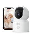 Zosi C518 4Mp Indoor Pan/Tilt Smart Home Security Camera For Pet Dog Baby Nanny Monitor,2.4G/5G Dual-Band Plug-In Wifi Cam,Auto-