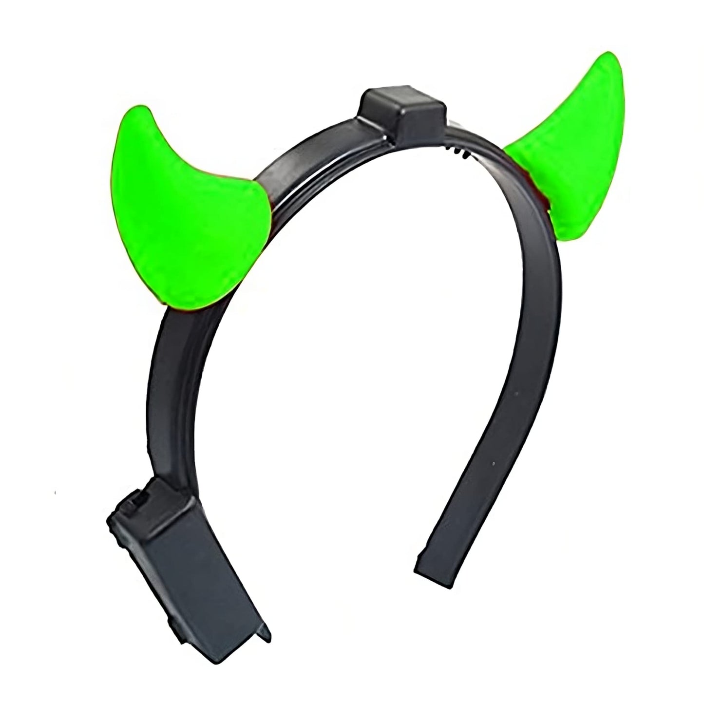 Blinkee Light Up Devil Horns Green Led Halloween Costume For Trick Or Treating And Night Time Safely