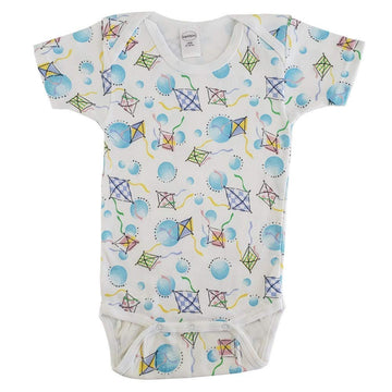 Bambini Cotton Baby Boy Girl Short Sleeve Onesie Bodysuit Variety 3-Pack - Newborn