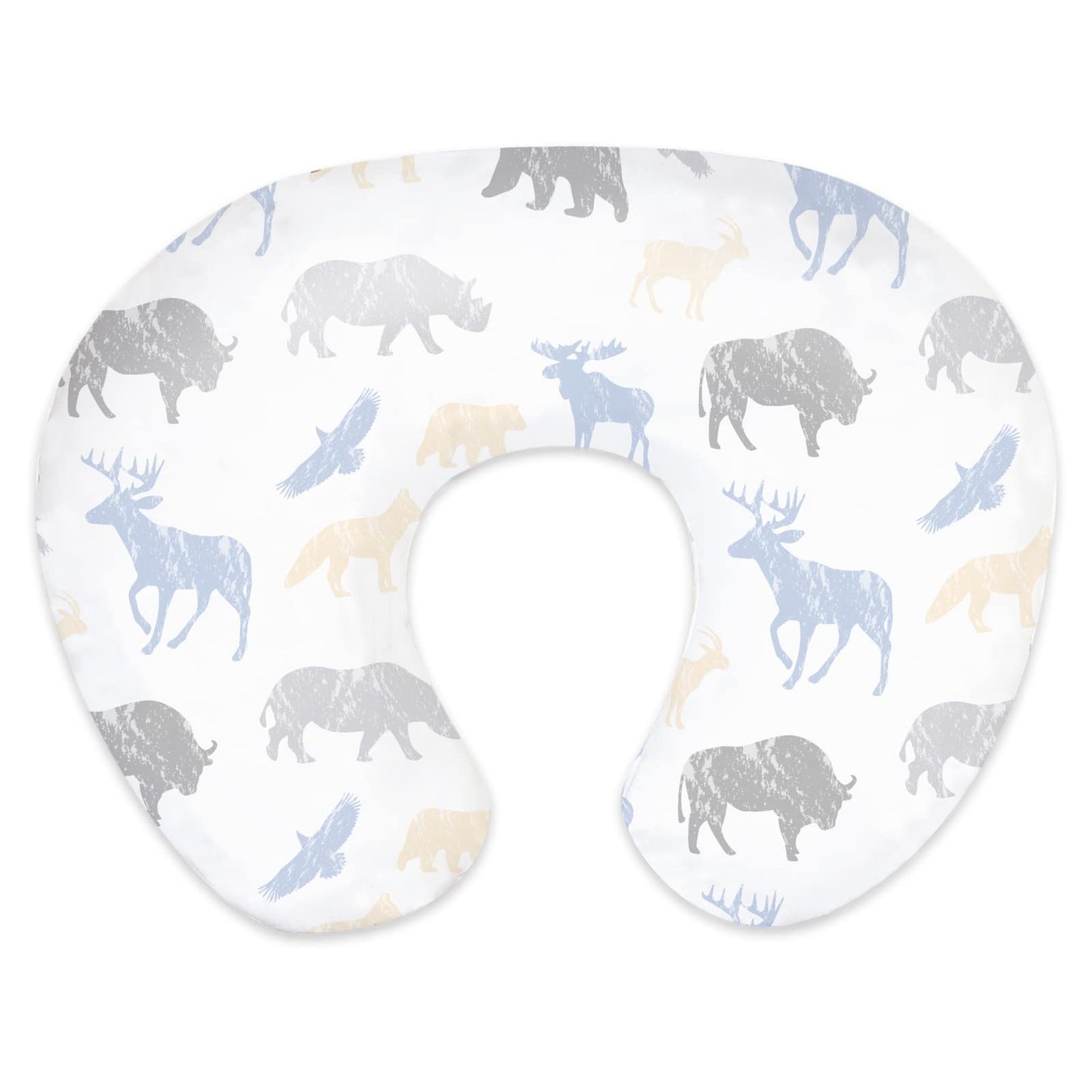 Nursing Pillow Cover For Baby Boy And Girl, Ultra Soft Comfortable Stretchy Removable Slipcover For Newborn Breastfeeding Pillow
