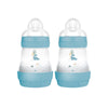 Mam Easy Start Matte Anti-Colic Baby Bottles, 5Oz (2 Count), Slow Flow Nipples, Baby Boy