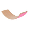 ECR4Kids Balance Board with Felt Base, Montessori Toy, Bright Pink