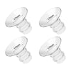 Gotocut Flange Inserts 17Mm 4Pcs Compatible With Elvie Medela Willow Go Bellababy Spectra 24Mm Flange/Shields Wearable Breast Pu