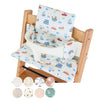 Gembebe Waterproof & Compatible Stokke Tripp Trapp Cushion Set - Easy To Clean - Made In Korea - 100% Cotton - Made For Stokke T