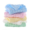 Syga Baby Napkin SixLayer Gauze 30 * 30 Plain Color Square Scarf Five Baby ChildrenS Handkerchief Seersucker Small Square Scar