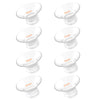 Frussonia Flange Inserts - 8 Pack (15/17/19/21Mm) - Compatible With Momcozy M5/M6/S12 Pro/S9 Pro/V1/V2,Spectra,Medela,Elvie,Lans