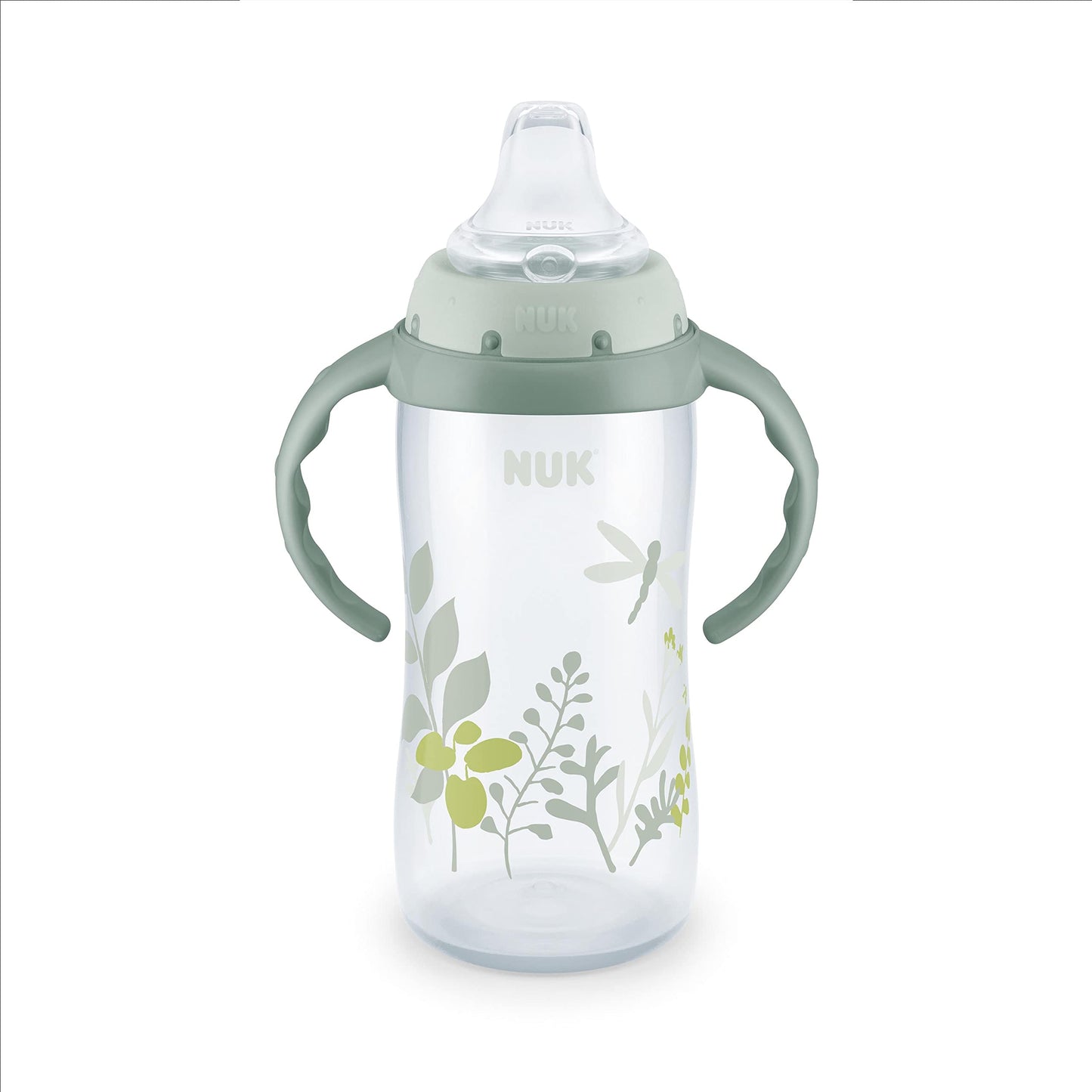 NUK for Nature Learner Cup, 10 oz, 9+ Months - BPA Free, Spill Proof Sippy Cup
