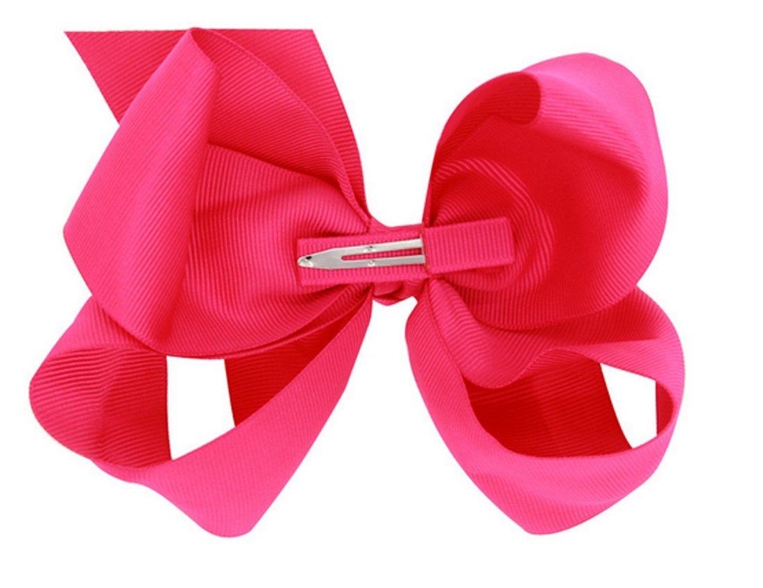 Ld Dress 6' Hair Bows Tiny Boutique Alligator Hairpins Accessories (Brown)