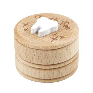 Xunboo Wooden Tooth Fairy Box Dropped Tooth Keepsake Storage Box For Boys And Girls Cute Lost Tooth Holder Toddler Teeth Case (1
