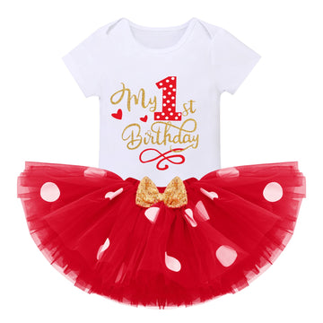 Wild One Mini Cartoon First Birthday Clothes For Toddler Infant Smash Cake Outfits Casual Photography Fancy Halloween Dress Up C