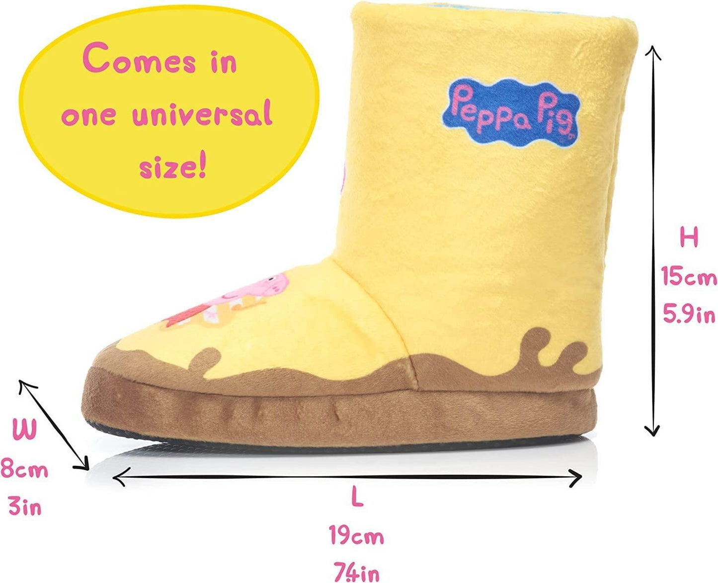 Peppa Pig Toys Muddy Puddle Boots with Sounds | Interactive Wearable Yellow Toy Wellies with Sound and Music activated as you Wa