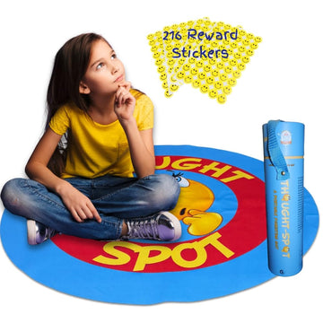 Thought-Spot: Portable Parenting Time Out Mat: Enhances Discipline, Fosters Positive Behavior; Effective Tool for Parents; Disci