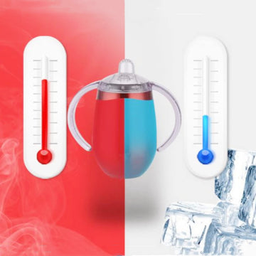 Stainless Steel Straw Sippy Cup With Handles & Silicone Lids,10 Oz Bpa Free Double Wall Vacuum Insulated Sippy Cup Mug Tumbler T