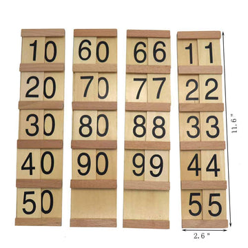 Kghios Montessori Math Toys Material for Toddlers Seguin Boards with Beads Home Edition,Montessori Seguin Boards & Beads