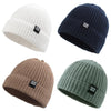 Simple Knitted Baby Beanie Hip-Hop Boys Winter Hat Toddler Kids Bonnet For Girls 0-5Y (4Pack-B,S)