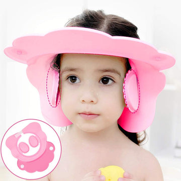 Bath Cap Wash Shower Shampoo Visor Hat Prevent Water Entering The Eyes And Ears Adjustable Bathing Tub Head Hair Rinser Shield P