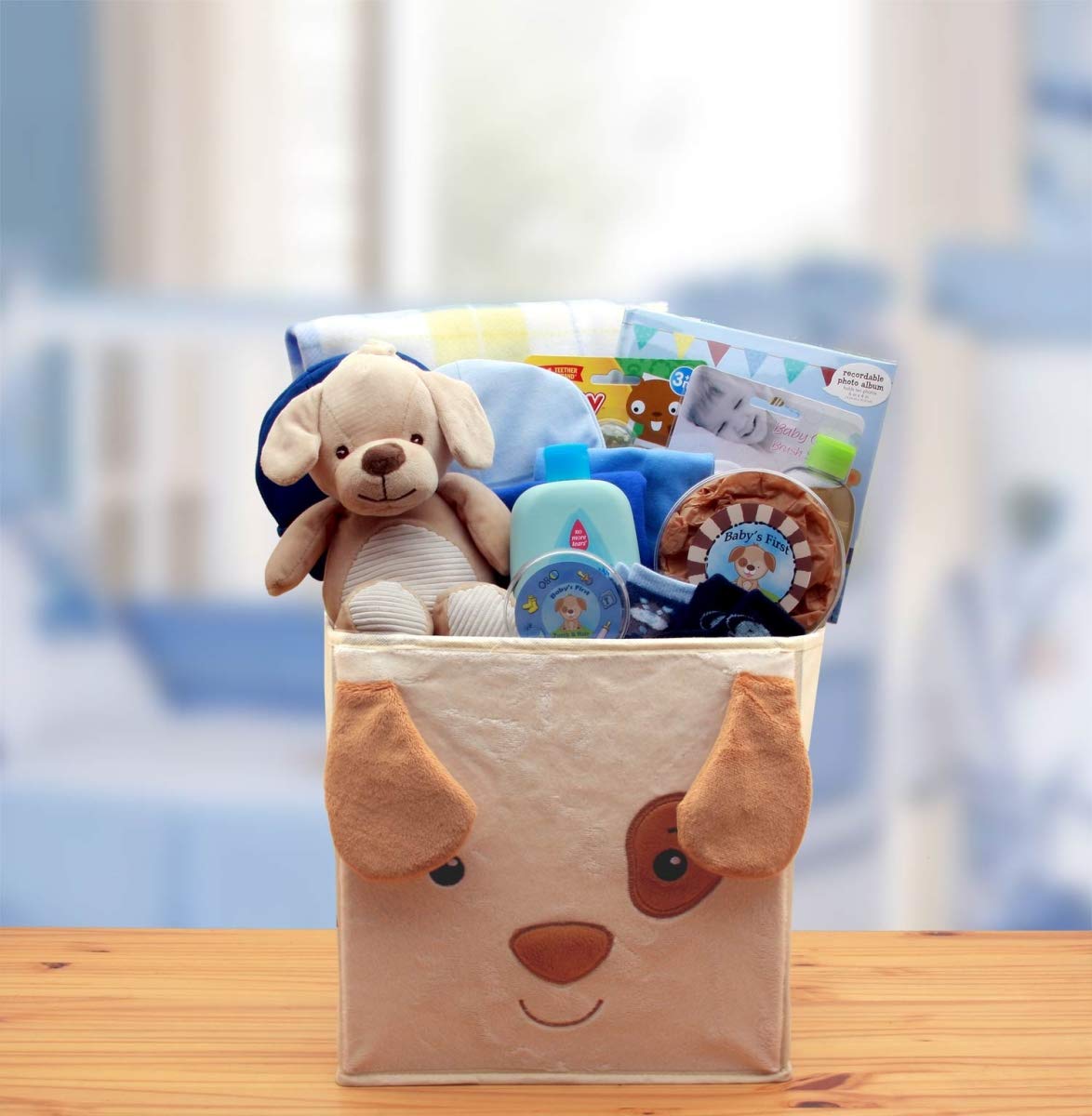 Gbds 890731 Puppy Tails New Baby Gift Basket