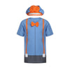 Blippi Boys Roleplay T- Shirt And Hat Set For Toddler, Little And Big Kids - Blue/Orange