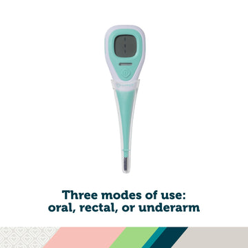 Safety 1St Rapid Read 3-In-1 Thermometer, Aqua, One Size