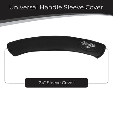 Strollair Universal Handle Sleeve Cover, Black, 24', 1 Count