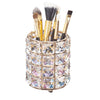 Lugunu Makeup Brush Holder Organizer Crystal Vanity Decor Bling Personalized Comb Brushes Pen Storage Box Container (Crystal Pot