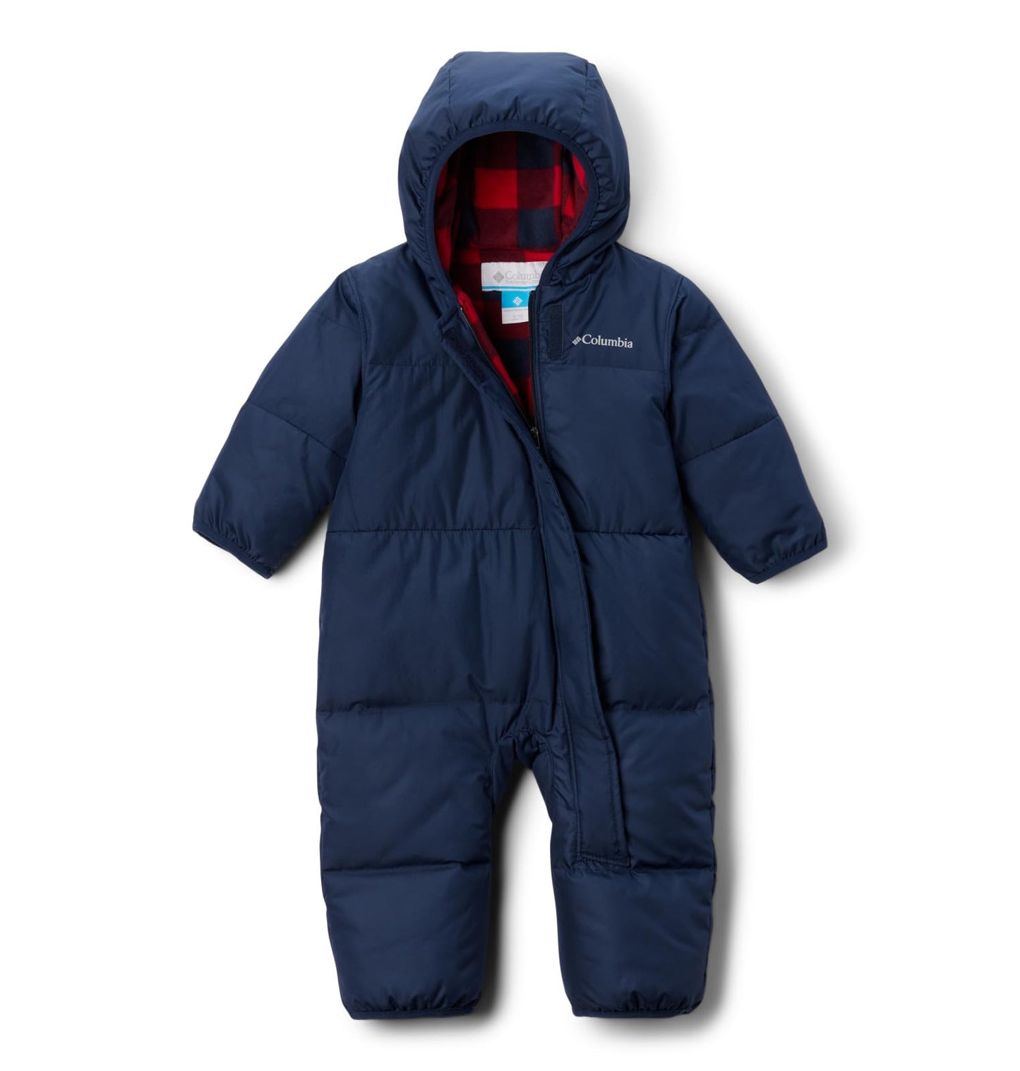 Columbia Baby Snuggly Bunny II Bunting, Collegiate Navy/Mountain Red Check, 0/3