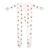 Soft Bamboo Viscose Footies, 2-Way Zipper, Unisex, 6-9 Months, Tiger, 95% Viscose Made From Bamboo, 5% Spandex - Imported