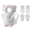 Grnstf Baby Toddler Head Protector, Baby Head Protection Backpack, Adjustable(Elephant)